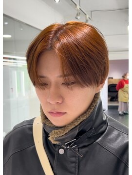 ルースト 八王子店(ROOST) オレンジブラウン（ブリーチなしWカラー）