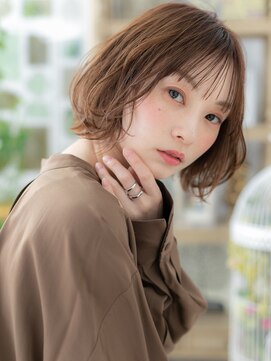 カバーヘア ブリス 北浦和(COVER HAIR bliss) マロンブラウンくびれひし形レイヤーカットh4北浦和20代30代40代