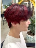 【永田】メンズケアブリーチデザインセクションブロックカラー