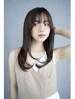 アイティーバイアルバム 八王子店(IT by ALBUM)&nbsp;グレーベージュレイヤーカットオリーブベージュ_F30163