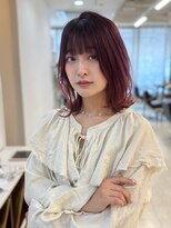 キアラ(Kchiara)&nbsp;レイヤーボブ×艶感ボルドーカラーKchiara福岡奥野大成