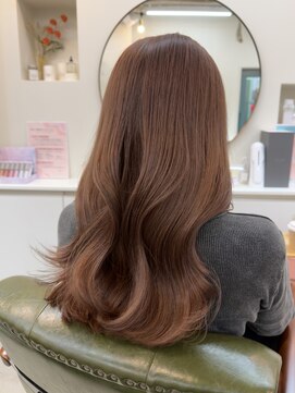 ヒョンミョン ライズバイレボ 柏西口店(hyon myon/RISEbyREVO) ヘーゼルベージュ/くびれヘア/透け感カラー