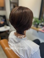 アヤジンビオス店(Ayajn bios)&nbsp;ショートウルフ、20代、30代に人気スタイル