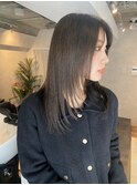 レイヤーカット/顔周りレイヤー/ストレートヘア/miwa