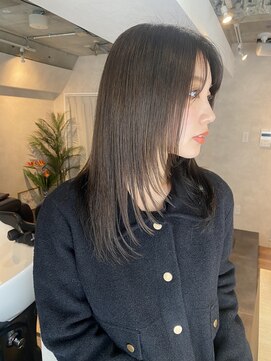 サンルーム(SUN room) レイヤーカット/顔周りレイヤー/ストレートヘア/miwa