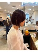 千葉駅/着物ヘア/大人ガーリー/ダークアッシュ/似合わせカット