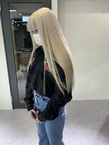 ペレ 原宿(PELE)&nbsp;ダブルカラー/ケアブリーチ/羽エクステ/原宿