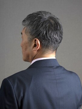 ビーダンディー(Bee dandy) イケオジショート 白髪インテリジェンスグレイヘア オールバック