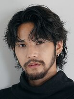 フィフス 神南(fifth)&nbsp;メンズパーマルーズパーマシャドウパーマセンターパート緩め