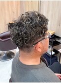 ツイストスパイラルパーマ×ハイライト