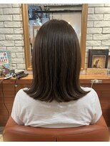 ヘアメイク フレンシア(hair make flencia)&nbsp;ぷるんと弾む艶髪外ハネボブ【287スタイル】