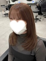 ヴィヒタ 川越 本川越(VIHTA.)&nbsp;レイヤーカットブリーチなしダブルカラーベージュカラー本川越