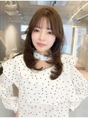 丸みショート/カーテンバング/顔周りカット/ダークブルー☆438