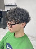 マッシュ　スパイラルパーマ