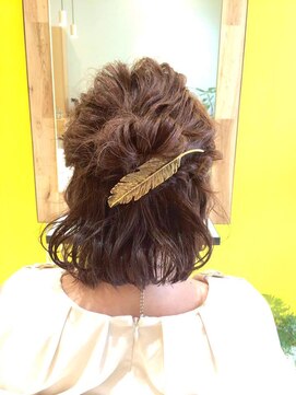 パッチ ヘアー(PATCH HAIR) bobハーフアップ