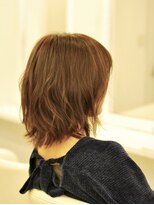 キミドリ(KIMIDORI)&nbsp;パーマベースのひし形ボブウルフ30代40代【恵比寿KIMIDORI】