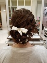 ワークスヘアー(WORKS HAIR)&nbsp;リボンアレンジ