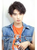 【ルーズウェーブ】×【アップバング】×【スパイラルパーマ】
