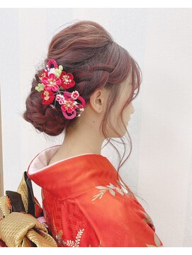 アディション 渋谷(ADITION) 【ADITION渋谷】成人式ピンクカラー