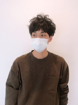 エンリッチヘア(enrich hair) マッシュ×ブラック