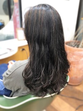 ヘアーコウボウ西口店 パーマ+ハイライト(カラー)