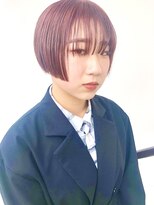 タイドヘアー 高槻店(TIDE HAIR)&nbsp;チェリーピンクxテクノカット