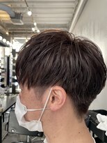 【SHARON原宿】メンズショート×ブリーチありアッシュブラウン