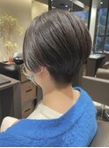 【木村】刈上げショート+イヤリングカラー