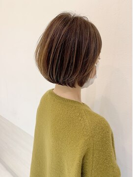 フーガ 新越谷蒲生店(fuuga) ボブハイライトショートインナーカラー