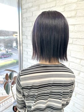 ヘアバイプルーヴ(Hair by PROVE) ストレート×パープルカラー