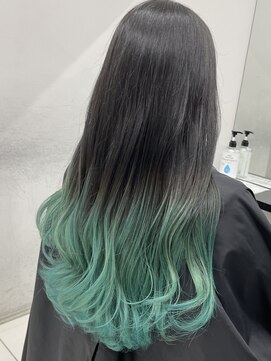 アライブ キチジョウジ(ALIVE Kichijoji) #推しカラー　ミントグリーングラデーションカラー