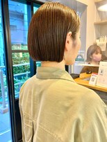 サンド 鹿児島中央(sand)&nbsp;黒髪/グレーベージュ/レイヤーロング/前髪パーマ[鹿児島駅]