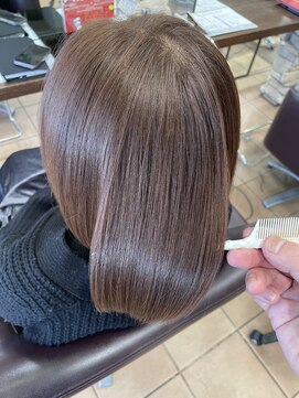 リー 甲子園(Lee) 艶髪アッシュブラウン