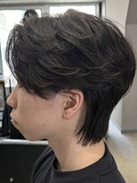 フイ 代々木(Hui)&nbsp;メンズ/アップバング/ツーブロックマッシュ/束間ショート/波巻き