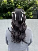 ねじりハーフツイン/ヘアアレンジ