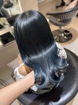 ユーフォリア 池袋東口駅前店(Euphoria)&nbsp;【Euphoria MITSUKI】透明感抜群のネイビーブルー☆