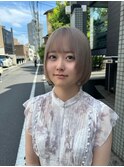 表参道roijir ホワイトベージュ×ボブレイヤー
