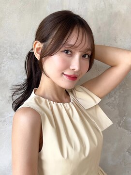 アフロート ルヴア(AFLOAT RUVUA) ＊20代30代40代◎小顔シースルー2wayバング顔まわりカット新宿