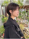 ハンサムショート20代30代40代ショートボブ丸みショート◎