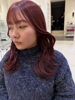 マージュ ギンザ(marju GINZA) □ブリーチなしWカラー チェリーレッド