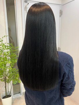 トレヘアー 京都 烏丸(tRe hair) 黒髪 × 艶髪　/ 髪質改善 / 美髪