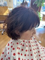 ナチュ(Nachu)&nbsp;顔周りマッシュとボブの2セクションカット