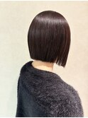 ぱつっとボブ