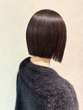 ミニョンエス 阪神西宮店(Mignon S) ぱつっとボブ