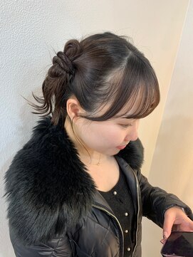 マリアバイアフロート(Maria by AFLOAT) ハチ風ヘアアレンジ お呼ばれヘア