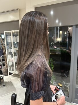 プールブー ネクスト(Pour Vous NEXT) バレイヤージュ　セピアグレージュ