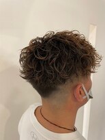 エヌアンドエー 春日部東口店(hair shop N&A)&nbsp;男らしさが溢れるスペインカール×メッシュカラー×フェード