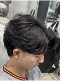 熊本メンズサロン フェザーパーマ フェザーショート MEN'S HAIR