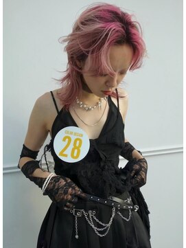 レコ 渋谷(LECO) レイヤーデザインカラーピンクカラールーツカラーローライト