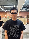 スパイキーショート刈り上げショートテーパーフェード眉毛カット